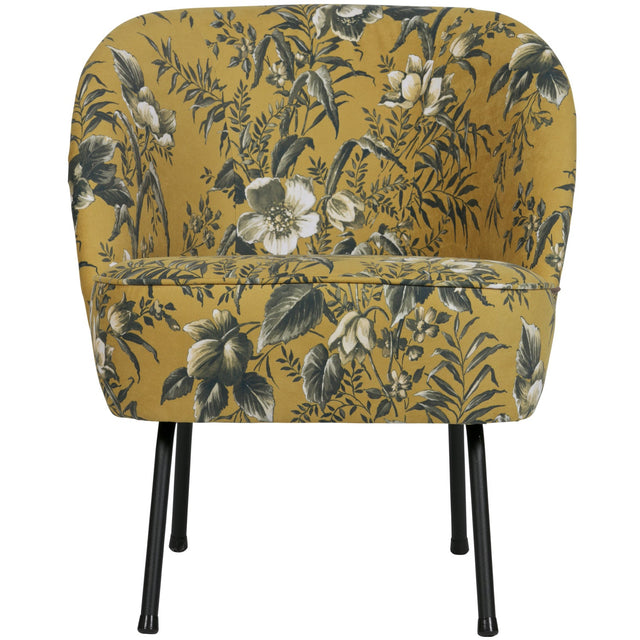 Vogue Fauteuil Fluweel Poppy Mosterd van BePureHome – Luxe comfort op maat van PureWonen. Vraag naar de beste prijs.