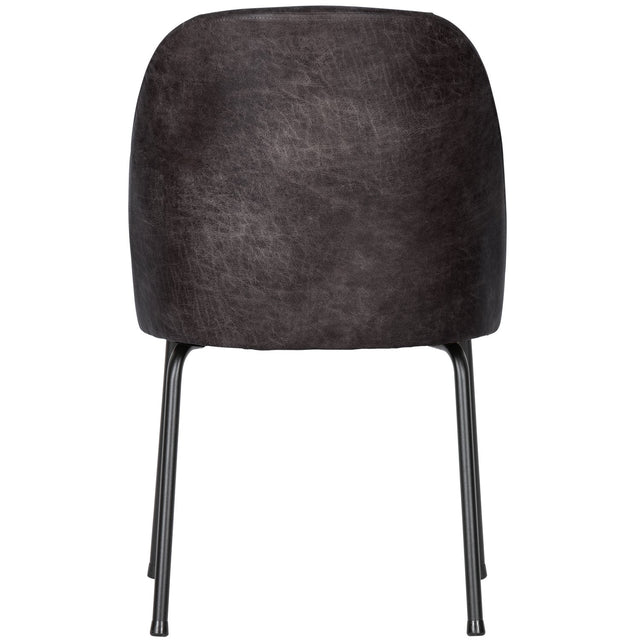 Vogue Eetkamerstoel Leer Zwart van BePureHome – Luxe comfort op maat van PureWonen. Vraag naar de beste prijs.