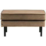 Rodeo Hocker Op Poten Velvet Taupe van BePureHome – Luxe comfort op maat van PureWonen. Vraag naar de beste prijs.