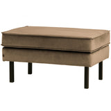 Rodeo Hocker Op Poten Velvet Taupe van BePureHome – Luxe comfort op maat van PureWonen. Vraag naar de beste prijs.