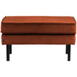 Rodeo Hocker Op Poten Velvet Roest van BePureHome – Luxe comfort op maat van PureWonen. Vraag naar de beste prijs.