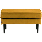 Rodeo Hocker Op Poten Velvet Oker van BePureHome – Luxe comfort op maat van PureWonen. Vraag naar de beste prijs.
