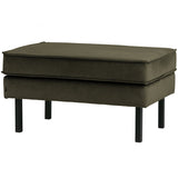 Rodeo Hocker Op Poten Velvet Dark Green Hunter van BePureHome – Luxe comfort op maat van PureWonen. Vraag naar de beste prijs.
