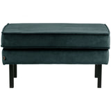 Rodeo Hocker Op Poten Velvet Teal van BePureHome – Luxe comfort op maat van PureWonen. Vraag naar de beste prijs.