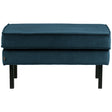 Rodeo Hocker Op Poten Velvet Blue van BePureHome – Luxe comfort op maat van PureWonen. Vraag naar de beste prijs.