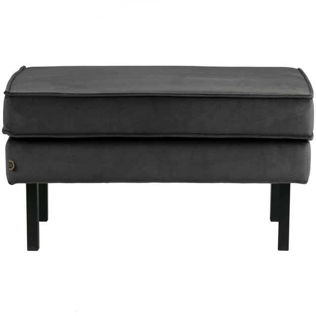 Rodeo Hocker Op Poten Velvet Antraciet van BePureHome – Luxe comfort op maat van PureWonen. Vraag naar de beste prijs.