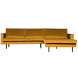 Rodeo Chaise Longue Rechts Velvet Oker van BePureHome – Luxe comfort op maat van PureWonen. Vraag naar de beste prijs.