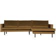 Rodeo Chaise Longue Rechts Velvet Honinggeel van BePureHome – Luxe comfort op maat van PureWonen. Vraag naar de beste prijs.
