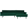 Rodeo Chaise Longue Rechts Velvet Green Forest van BePureHome – Luxe comfort op maat van PureWonen. Vraag naar de beste prijs.
