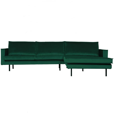 Rodeo Chaise Longue Rechts Velvet Green Forest van BePureHome – Luxe comfort op maat van PureWonen. Vraag naar de beste prijs.
