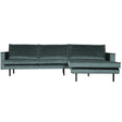 Rodeo Chaise Longue Rechts Velvet Teal van BePureHome – Luxe comfort op maat van PureWonen. Vraag naar de beste prijs.