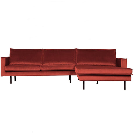 Rodeo Chaise Longue Rechts Velvet Chestnut van BePureHome – Luxe comfort op maat van PureWonen. Vraag naar de beste prijs.
