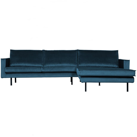 Rodeo Chaise Longue Rechts Velvet Blue van BePureHome – Luxe comfort op maat van PureWonen. Vraag naar de beste prijs.