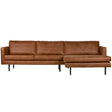 Rodeo Chaise Longue Rechts Cognac van BePureHome – Luxe comfort op maat van PureWonen. Vraag naar de beste prijs.