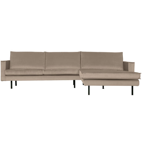 Rodeo Chaise Longue Rechts Velvet Khaki van BePureHome – Luxe comfort op maat van PureWonen. Vraag naar de beste prijs.
