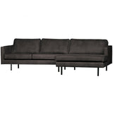 Rodeo Chaise Longue Rechts Zwart van BePureHome – Luxe comfort op maat van PureWonen. Vraag naar de beste prijs.