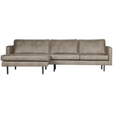 Rodeo Chaise Longue Links Elephant Skin van BePureHome - laagste prijs offerte van PureWonen