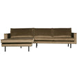 Rodeo Chaise Longue Links Velvet Taupe van BePureHome – Luxe comfort op maat van PureWonen. Vraag naar de beste prijs.