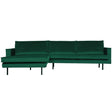 Rodeo Chaise Longue Links Velvet Green Forest van BePureHome – Luxe comfort op maat van PureWonen. Vraag naar de beste prijs.