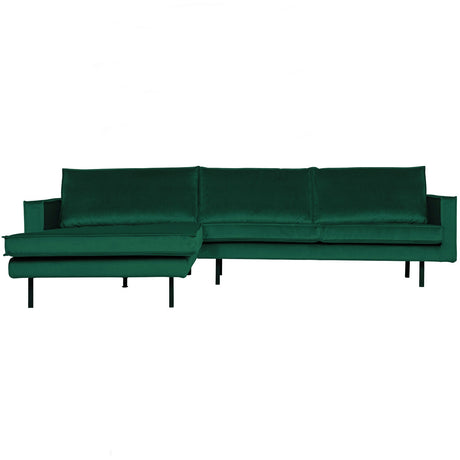 Rodeo Chaise Longue Links Velvet Green Forest van BePureHome – Luxe comfort op maat van PureWonen. Vraag naar de beste prijs.