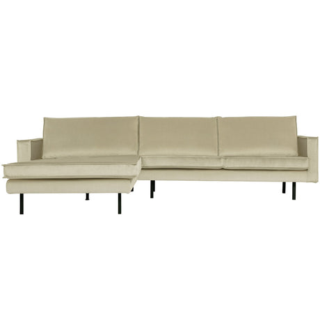 Rodeo Chaise Longue Links Velvet Pistache van BePureHome – Luxe comfort op maat van PureWonen. Vraag naar de beste prijs.