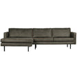 Rodeo Chaise Longue Links Army van BePureHome – Luxe comfort op maat van PureWonen. Vraag naar de beste prijs.