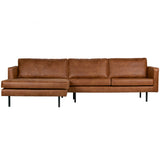 Rodeo Chaise Longue Links Cognac van BePureHome – Luxe comfort op maat van PureWonen. Vraag naar de beste prijs.
