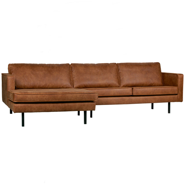 Rodeo Chaise Longue Links Cognac van BePureHome – Luxe comfort op maat van PureWonen. Vraag naar de beste prijs.