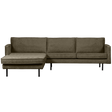 Rodeo Chaise Longue Links Structure Velvet Bonsai van BePureHome – Luxe comfort op maat van PureWonen. Vraag naar de beste prijs.