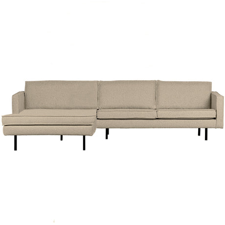Rodeo Chaise Longue Links Boucle Beige van BePureHome – Luxe comfort op maat van PureWonen. Vraag naar de beste prijs.