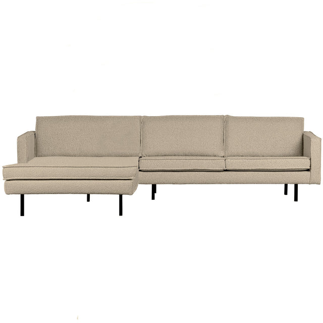 Rodeo Chaise Longue Links Boucle Beige van BePureHome – Luxe comfort op maat van PureWonen. Vraag naar de beste prijs.