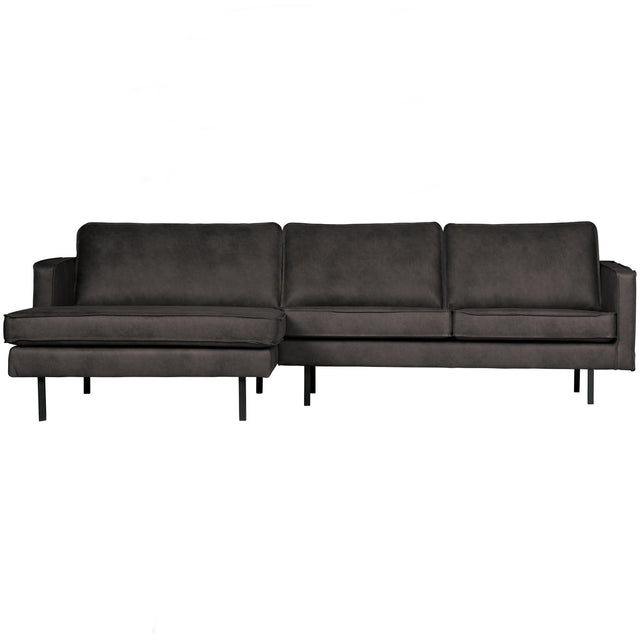 Rodeo Chaise Longue Links Zwart van BePureHome – Luxe comfort op maat van PureWonen. Vraag naar de beste prijs.