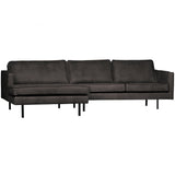 Rodeo Chaise Longue Links Zwart van BePureHome – Luxe comfort op maat van PureWonen. Vraag naar de beste prijs.