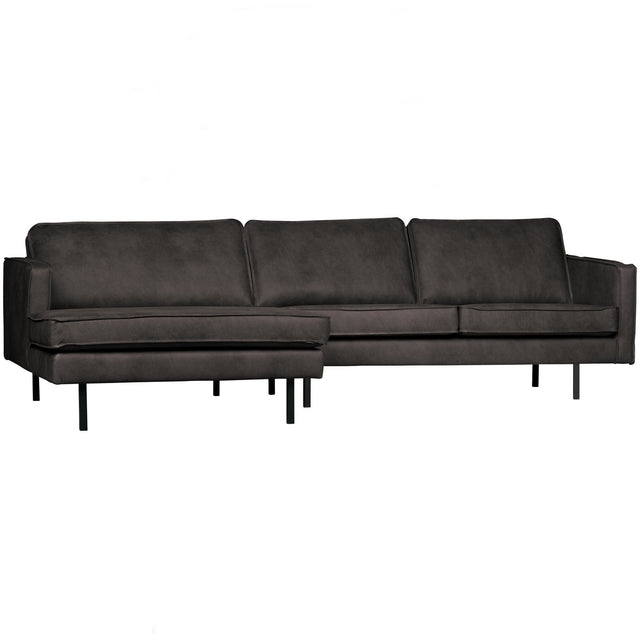 Rodeo Chaise Longue Links Zwart van BePureHome – Luxe comfort op maat van PureWonen. Vraag naar de beste prijs.
