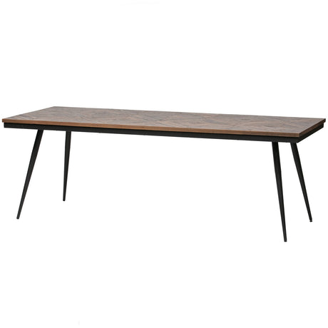 Rhombic Eettafel 220x90 Cm Hout/Metaal van BePureHome – Luxe comfort op maat van PureWonen. Vraag naar de beste prijs.