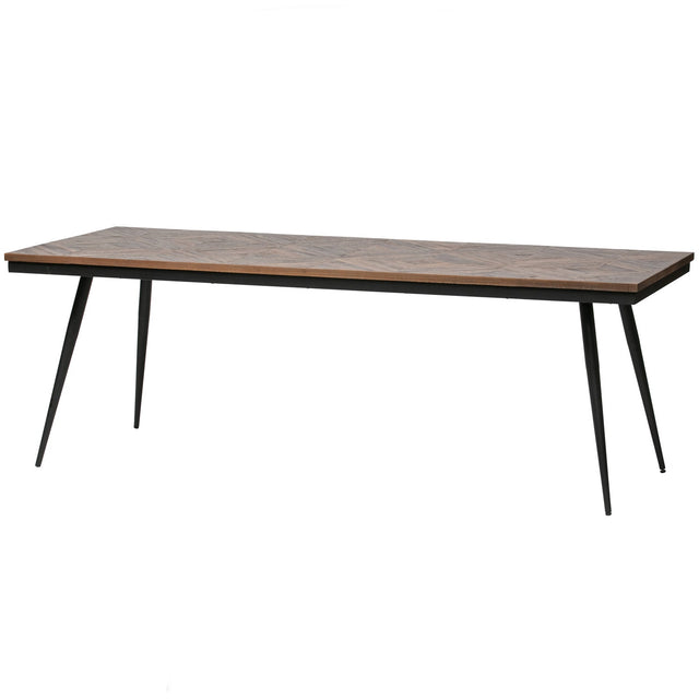 Rhombic Eettafel 220x90 Cm Hout/Metaal van BePureHome – Luxe comfort op maat van PureWonen. Vraag naar de beste prijs.