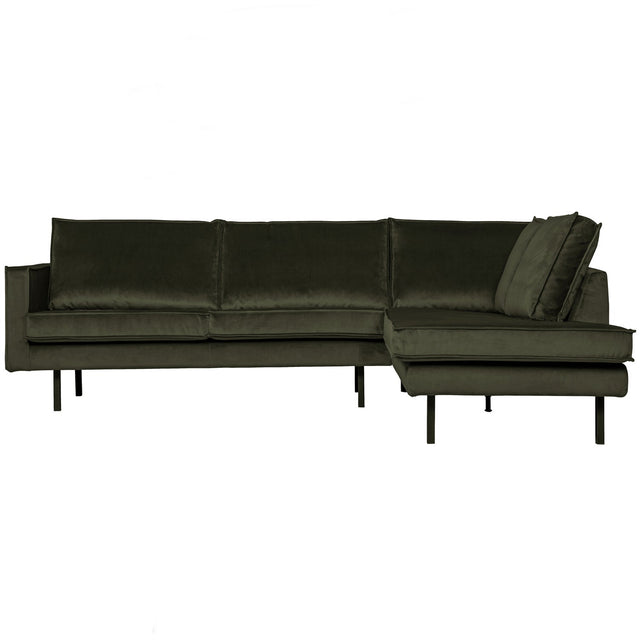 Rodeo Hoekbank Rechts Velvet Dark Green Hunter van BePureHome – Luxe comfort op maat van PureWonen. Vraag naar de beste prijs.