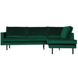 Rodeo Hoekbank Rechts Velvet Green Forest van BePureHome – Luxe comfort op maat van PureWonen. Vraag naar de beste prijs.
