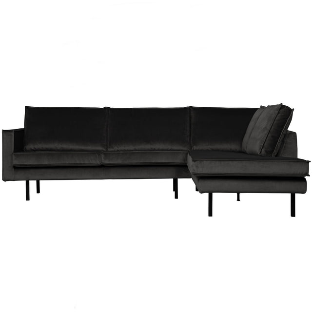 Rodeo Hoekbank Rechts Velvet Antraciet van BePureHome – Luxe comfort op maat van PureWonen. Vraag naar de beste prijs.