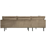 Rodeo Hoekbank Links Velvet Taupe van BePureHome – Luxe comfort op maat van PureWonen. Vraag naar de beste prijs.