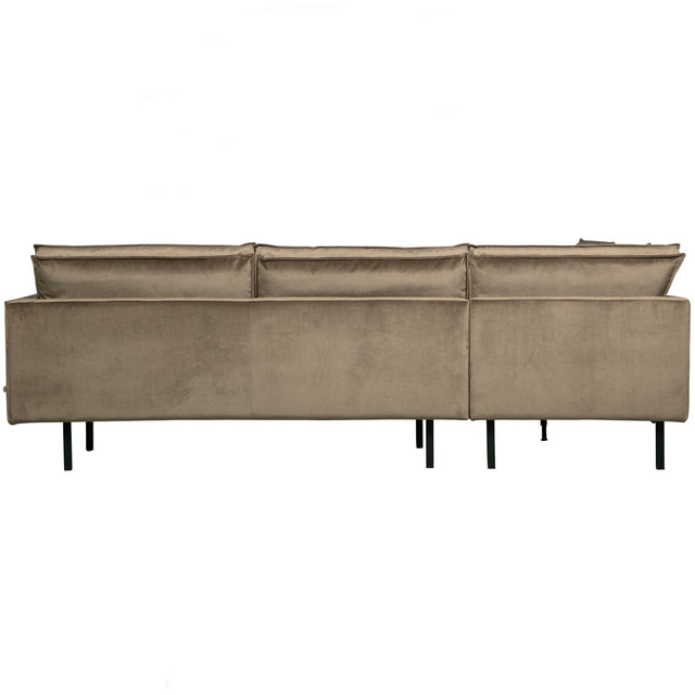 Rodeo Hoekbank Links Velvet Taupe van BePureHome – Luxe comfort op maat van PureWonen. Vraag naar de beste prijs.