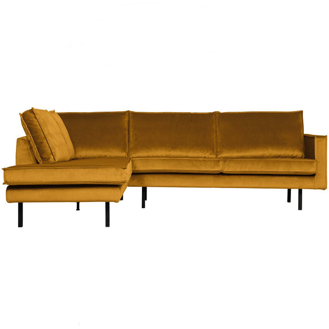 Rodeo Hoekbank Links Velvet Oker
