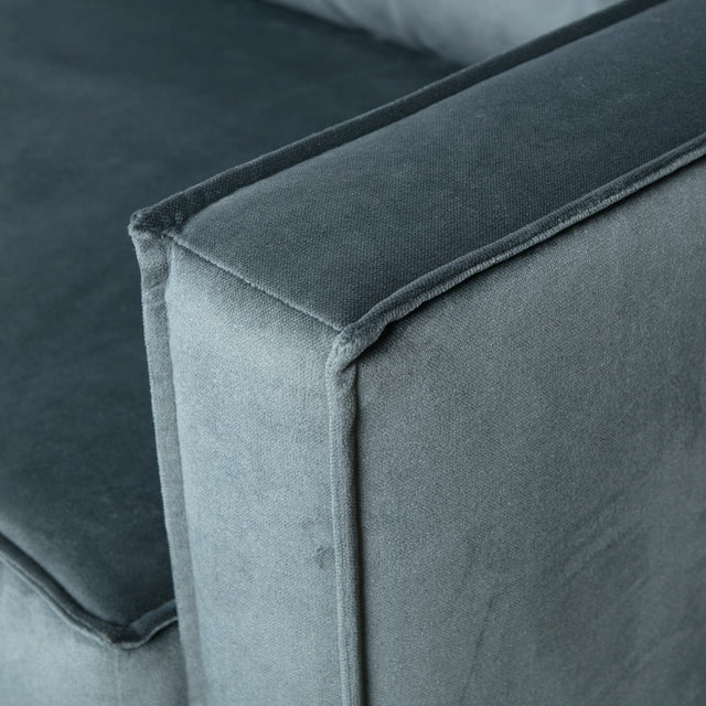 Rodeo Hoekbank Links Velvet Teal van BePureHome – Luxe comfort op maat van PureWonen. Vraag naar de beste prijs.