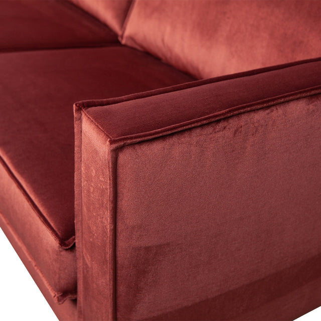 Rodeo Chaise Longue Links Velvet Chestnut van BePureHome – Luxe comfort op maat van PureWonen. Vraag naar de beste prijs.