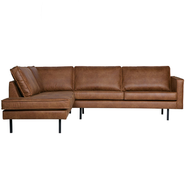 Rodeo Hoekbank Links Cognac van BePureHome – Luxe comfort op maat van PureWonen. Vraag naar de beste prijs.
