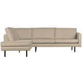 Rodeo Hoekbank Links Boucle Beige
