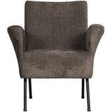 Muse Fauteuil Grof Geweven Stof Grijs/Bruin van BePureHome – Luxe comfort op maat van PureWonen. Vraag naar de beste prijs.