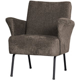 Muse Fauteuil Grof Geweven Stof Grijs/Bruin van BePureHome – Luxe comfort op maat van PureWonen. Vraag naar de beste prijs.