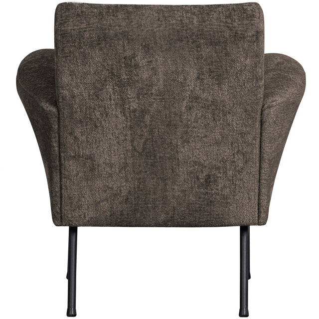 Muse Fauteuil Grof Geweven Stof Grijs/Bruin van BePureHome – Luxe comfort op maat van PureWonen. Vraag naar de beste prijs.