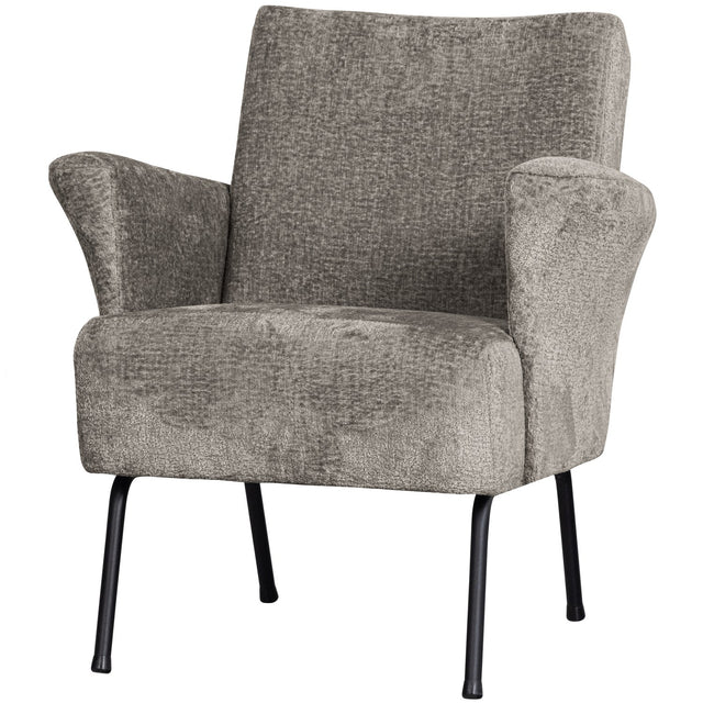 Muse Fauteuil Grof Geweven Stof Taupe van BePureHome – Luxe comfort op maat van PureWonen. Vraag naar de beste prijs.